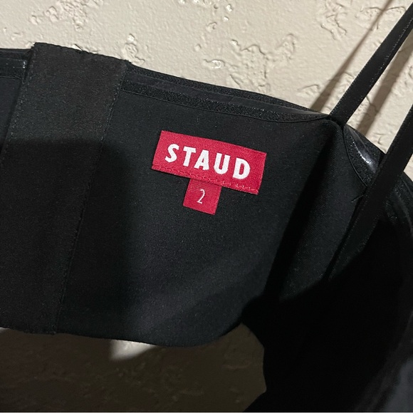 STAUD | NWT! WAYFARING DRESS IN BLACK SIZE: 2 - Picture 4 of 7